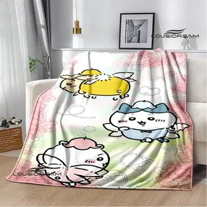 Coperte Calde in Flanella con Stampa 3D di Chiikawa, Morbide e Confortevoli, Copriletto, Regalo, Derivati di Animazione e <span class=keywords><strong>Film</strong></span> - Product Image 1