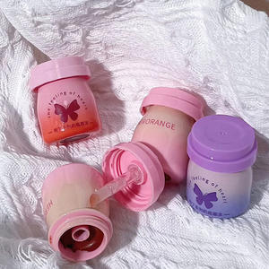 OEM ODM Maquillage pénétrant comme la glace, anti-adhésif, série pudding HERORANGE, biberon, gelée pour les lèvres, teinte - Product Image 3