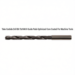 Ttake <b>Carbide</b> <b>Drill</b> <b>Bit</b> Ta1048 6 Guide Pads Optimized Core Coated For Machine Tools - Product Image 2