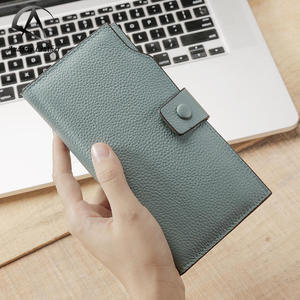 Andong Leather New Fashion Long Wallet Purse for Women Genuine Cow Leather Elegant <b>Clutch</b> <b>Bag</b> Multi-Card Position Phone <b>Bag</b> - Product Image 1
