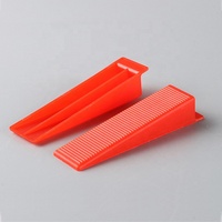 Vente directe d'usine : Cales en plastique 1mm 1.5mm 2mm 3mm pour système de nivellement de carrelage, clips de carrelage, outil de pose de carrelage