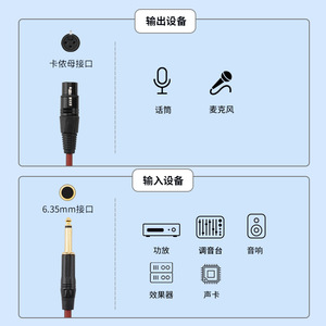 Yu Yang 6.5mm To Xlr Female Audio <b>Cable</b> 1.5m For <b>Microphone</b> Recording Studio Use - Product Image 4