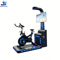 Simulador de Bicicleta Metálico 9D VR Directo de Fábrica para Parques de Aventura, Centros Comerciales y Parques de Diversiones, Bicicleta de Fitness