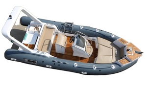 Gommone a Chiglia Rigida in PVC Orca Qingdao Haohai con Pontone, Console Centrale e Motore Jet per il Divertimento - Product Image 6