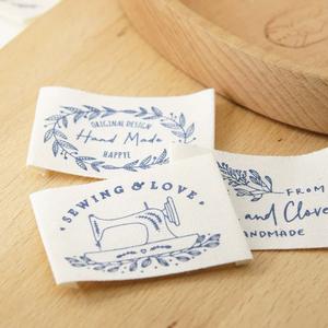 Vêtements pour bébés en coton de haute qualité avec logo de col en soie tissé personnalisable Design mignon pli central - Product Image 6