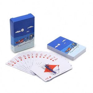 ขายส่งไพ่โป๊กเกอร์พลาสติกคุณภาพสูงแบบกำหนดเองพร้อมโลโก้ส่วนตัว - Product Image 1