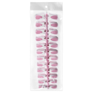 Faux ongles à presser couleur naturelle pour manucure française, pièces d'ongles portables DIY pour usage personnel et vente en gros en salon - Product Image 6