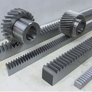 Custom OEM Crown Wheel Straight Helical Toothed Gear Rack And Pinion For CNC Router Machine Parts