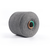 Fil à tricoter de tissage haute résistance 70% coton 30% polyester mélangé à extrémité ouverte fil filé de coton recyclé fil mélangé