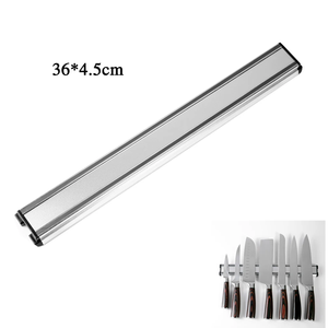 Haute qualité en alliage d'aluminium <span class=keywords><strong>magnétique</strong></span> porte-couteau <span class=keywords><strong>barre</strong></span> mur fixe suspendu bloc en métal <span class=keywords><strong>pour</strong></span> acier inoxydable damas couteau en acier - Product Image 2
