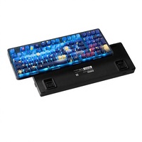 Clavier mécanique Zornher ZH980 Starry Sky Gaming RGB rétroéclairé, clavier à structure Gasket tri-mode pour le bureau