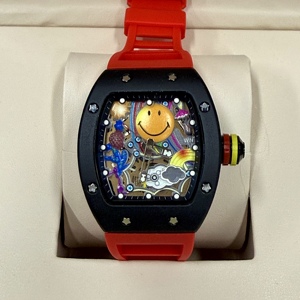 Montre mécanique automatique pour homme de haute qualité, version designer, en fibre de carbone, type baril à vin - Product Image 4