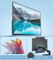 Monitor Portátil IPS HDR FHD de 18.5 Pulgadas y 120Hz con USB-C para Pantalla Externa Compatible con Computadoras Portátiles, de Escritorio, PC y Consolas de Juegos
