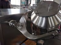 Mélangeur tridimensionnel de 400 L avec surface polie pour un traitement hygiénique