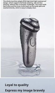 Rasoir électrique pour homme à triple lame, pour le corps entier, les pattes et la barbe, étanche IPx4, recharge USB - Product Image 4
