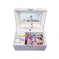 Boîte à musique rotative rose personnalisée Yiyu, prix d'usine, organisateur de bijoux, écologique, à manivelle, en gros pour enfants