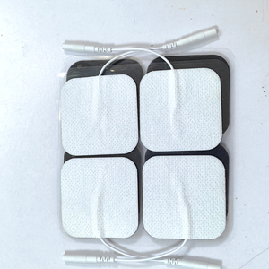 Mesin pemijat PIN kembali digunakan elektroda tidak tenunan disesuaikan elektroda Pigtail Tens elektronik perekat diri ECG elektroda puluhan - Product Image 5