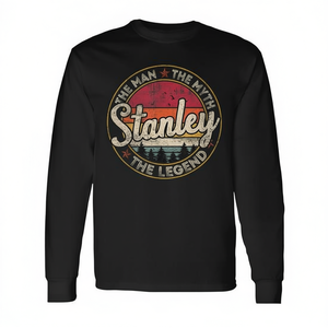 Camiseta de manga larga con nombre personalizado de Stanley The Man The Myth The Legend - Product Image 2