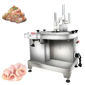 Cortador automático de carne comercial multifuncional para carne fresca, 110V, máquina doméstica de rolo de cordeiro, 220V