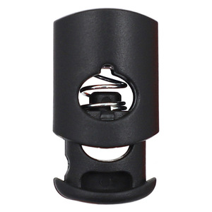 Plastic Spring Buckle Single Hole Oval Black Flat Buckle <b>Snap</b> Fastener Pig Nose Buckle Reusable <b>Hook</b> For Garment <b>Hooks</b> - Product Image 1