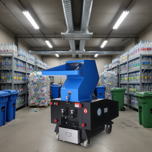 Trituradora de Plástico Vevor, 10Hp, Capacidad de 250-450Kg/H, Granuladora de Botellas, Malla de 10mm, Máquina de Reciclaje de PVC - Product Image 2