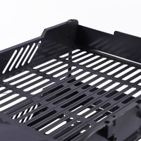 Organisateur de bureau en plastique à mailles pour classeur A4, trieur de lettres, support empilable pour classeur de papier, bac de rangement pour bureau, maison, école