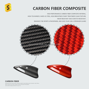 Accesorios de fábrica de fibra de carbono para coche, cubierta de <span class=keywords><strong>aleta</strong></span> de tiburón con <span class=keywords><strong>antena</strong></span> de fibra de carbono para <span class=keywords><strong>BMW</strong></span> <span class=keywords><strong>Serie</strong></span> F15 F21 - Product Image 4