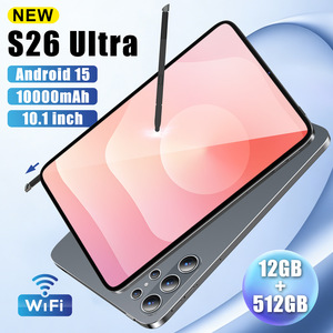 Tablette PC WiFi S26 Ultra 10,1 pouces MTK6750 Octa Core 3 Go + 32 Go Android 10 avec dos métallique, stylet intégré et double caméra - Product Image 2