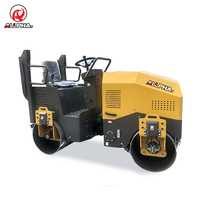 La construction de marque célèbre chinoise utilise 1500kgs rouleau de route Double tambour Vibration 2ton vibrant Double tambour compacteur