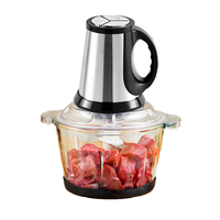 Mini robot culinaire multifonction en acier inoxydable 350W, écologique, haute efficacité, hachoir à viande électrique domestique