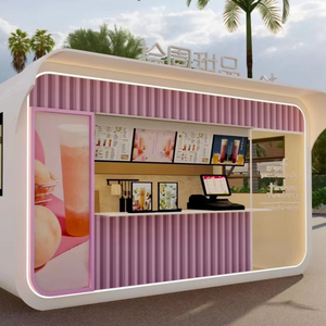 Funroad khói cửa hàng trang trí khói kiosk tùy chỉnh sáng tạo kiosk thiết kế và trang trí thức ăn nhanh kiosk - Product Image 3