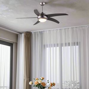 Ventilador de Techo Negro BLDC con Lámpara, 5 Aspas de ABS, Moderno, con Luz y Control Remoto, Venta al Por Mayor de Fábrica - Product Image 5