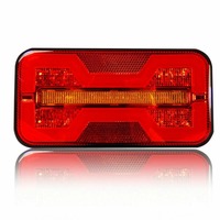 Feu arrière LED magnétique certifié ECE 10-30V pour camion et remorque, 5 fonctions : Stop, Clignotant, Feu de brouillard pour Bus et VR