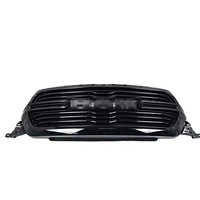 Auto grills für 2013-2018 Dodge Ram 1500 Neuzustand Schwarz Chrom ABS Front stoßstangen grill