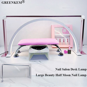 <span class=keywords><strong>Lampe</strong></span> Demi-Lune de Bureau Pliable 36W pour Table à Ongles Lumière Froide Lumière de Remplissage <span class=keywords><strong>Lampe</strong></span> de Bureau pour Salon de Manucure Grande Beauté <span class=keywords><strong>Lampe</strong></span> à Ongles Demi-Lune - Product Image 1