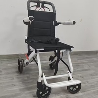 Fauteuil roulant âgé Produits tendance 2025 Nouveautés Chaise médicale Avion Fauteuil roulant léger