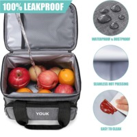 Sac isotherme souple YOUK personnalisé pour l'extérieur, avec sangle réglable, étanche, portable, pour les voyages, la plage, les pique-niques, le camping