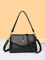 Sac 2026 Nouveau Petit Sac Carré Polyvalent à Bandoulière Grande Capacité pour Trajet Quotidien Sac à Main en Cuir Souple pour Femme d'Âge Moyen