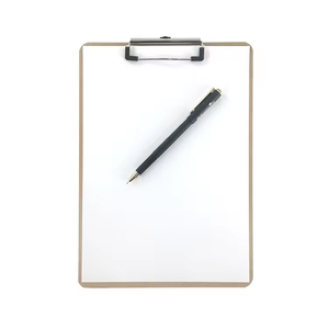 Portapapeles de madera personalizados, tablero duro estándar A4, tamaño de letra, tableros de madera con clip, carpeta, Portapapeles de MDF con gancho colgante - Product Image 4