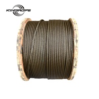 Cable de Acero Galvanizado de Alto Contenido de Carbono de 18-32 mm 6x37+FC con Servicios de Soldadura y Doblado