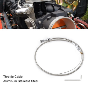 Chevrolet <b>Throttle</b> <b>Cable</b> 36 Stainless Steel Braided For Engine Replacement Repair - Product Image 1