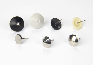 EAS Anti-theft Dome Pins Clothing Shop Alarm Tag Semicircle Metal Nail Anti Shoplifting Steel <b>Security</b> Hard Tags Tack Pin - Product Image 5