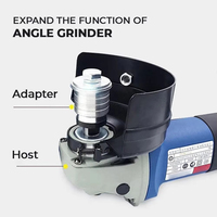 Adaptateur pour meuleuse d'angle M10 M14 vers rainureuse, convertisseur d'interface pour polisseuse d'angle de type 100/125, adaptateur pour outils électriques
