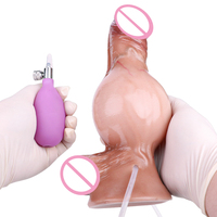 FAAK Énorme gode d'éjaculation de simulation gonflable pulvérisation d'eau Silicone souple pénis artificiel masturbateur jouets prix de gros