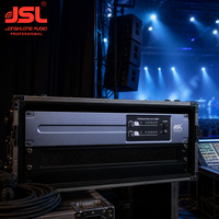 Amplificateur de puissance classe D 2x600W 2x900W 1x1800W 2U Pro Audio avec amortissement 1000 SNR 109dB pour système de sonorisation PA en direct