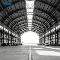 Hangar de Aviones Prefabricado de Acero Resistente al Viento, Diseño Personalizado, Estructura de Acero de Gran Envergadura, Instalación de Almacenamiento para Mantenimiento de Aviones
