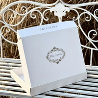 Cajas de Embalaje Blancas Personalizadas con Logotipo Dorado, Cajas de Envío de Cartón Corrugado Plegables, Cajas de Embalaje para Ropa