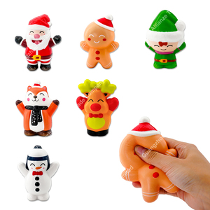 Juguete Antiestrés de Espuma PU Suave de Rebote Lento con Forma de Árbol, Muñeco de Nieve y Reno, Temática Navideña, Regalo Decorativo para las Fiestas - Product Image 6