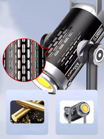 Lumière de studio professionnelle OEM 500W, lumière du jour, Bowens, COB LED, vidéo, photographie, tournage de films, température de couleur réglable 2700-6500K