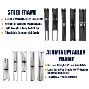 3*6M 10x20 ft không có moq nhanh chóng vận chuyển bảng Bìa Pop Up gấp khung nhôm tán triển lãm thương mại lều cho sử dụng ngoài trời - Product Image 4